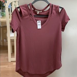 NWT Express cold shoulder top size S